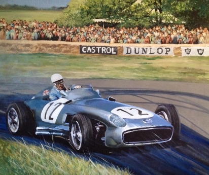Stirling Moss - original painting acrylic on canvas